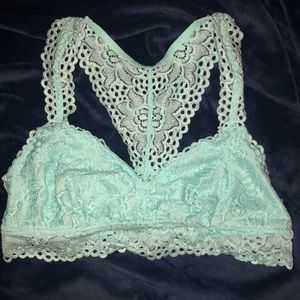 Aqua Lace Bralette